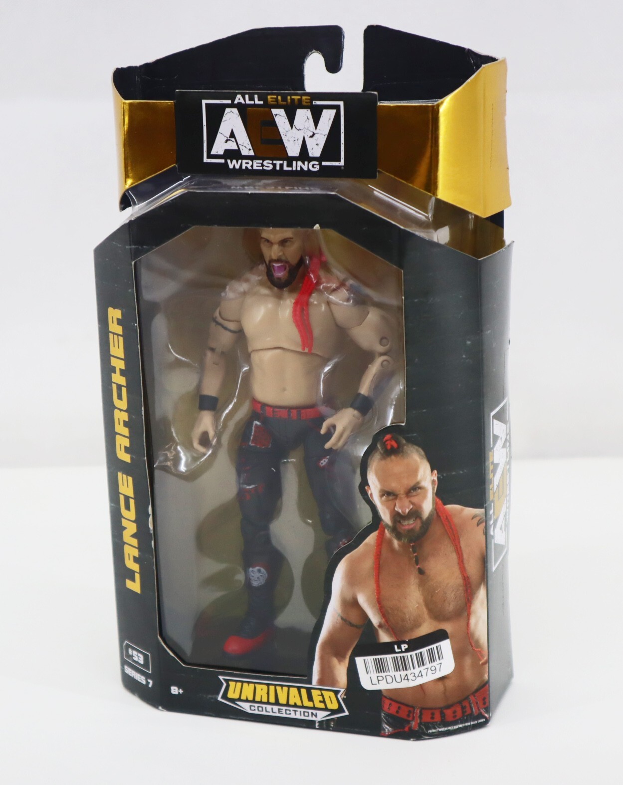All Elite AEW Wrestling-Lance Archer-#53 Series 7-Action Figure Ages 8+ Yrs New
