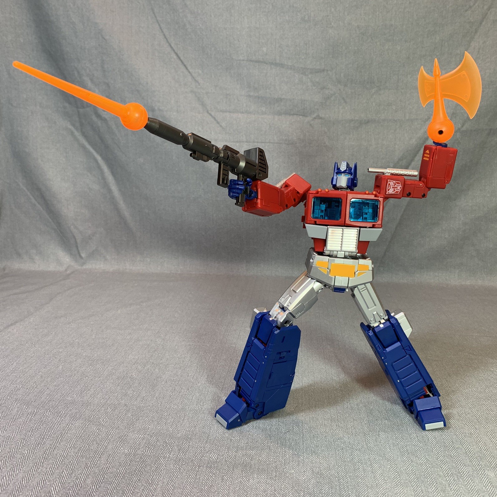 Masterpiece Transformers 4th Party KO Optimus Prime Version 3.0 Silver Legs
