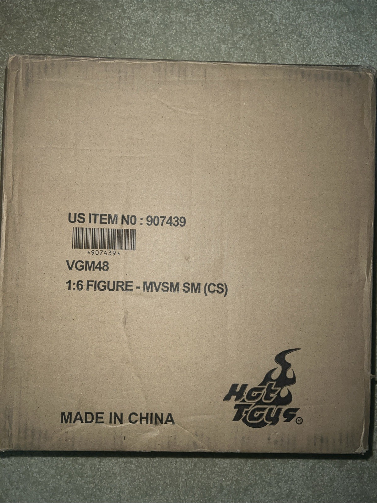 Hot Toys VGM48 Spider-Man (Classic Suit) 1/6 Scale Empty Box With Shipper