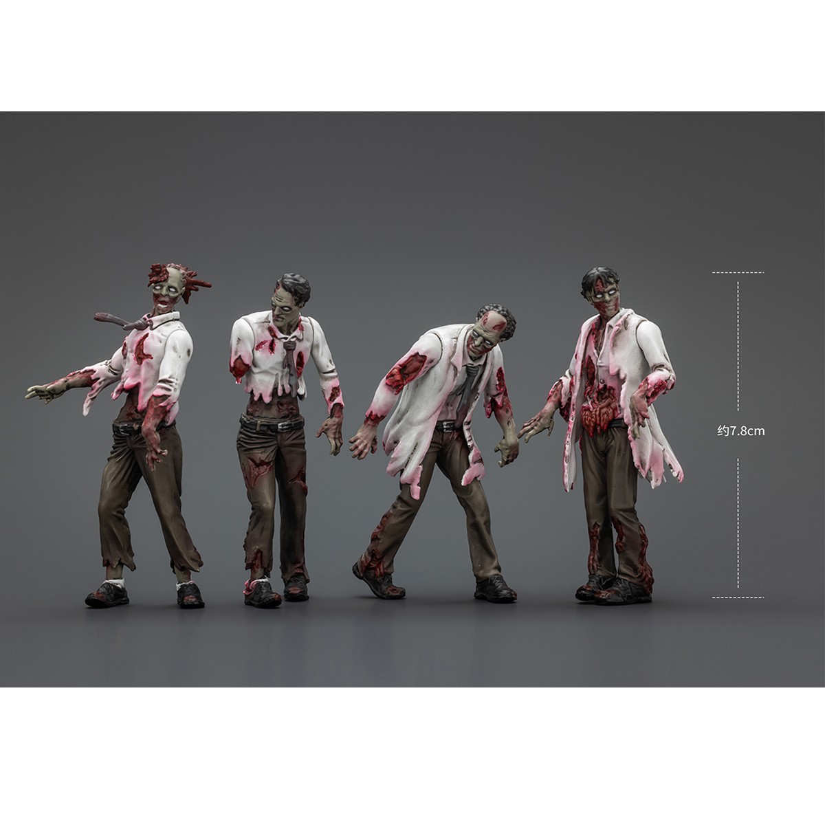 HiPlay JOYTOY 1/25 Dark Source Zombie Figure Scientists JT01604 Action Figures