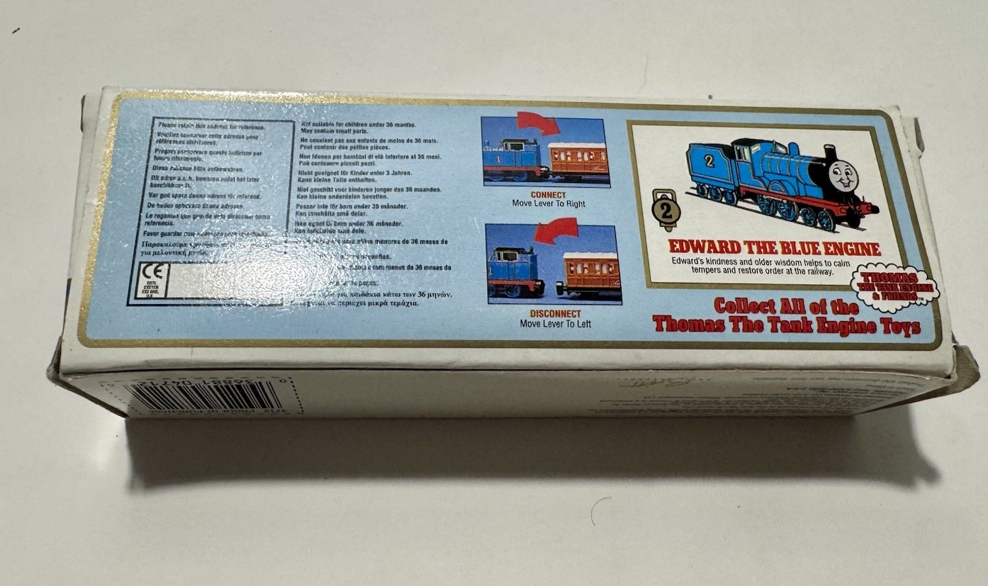 Edward Shining Time Station Engine ERTL Gold Rail Series Thomas Tank Metal Train