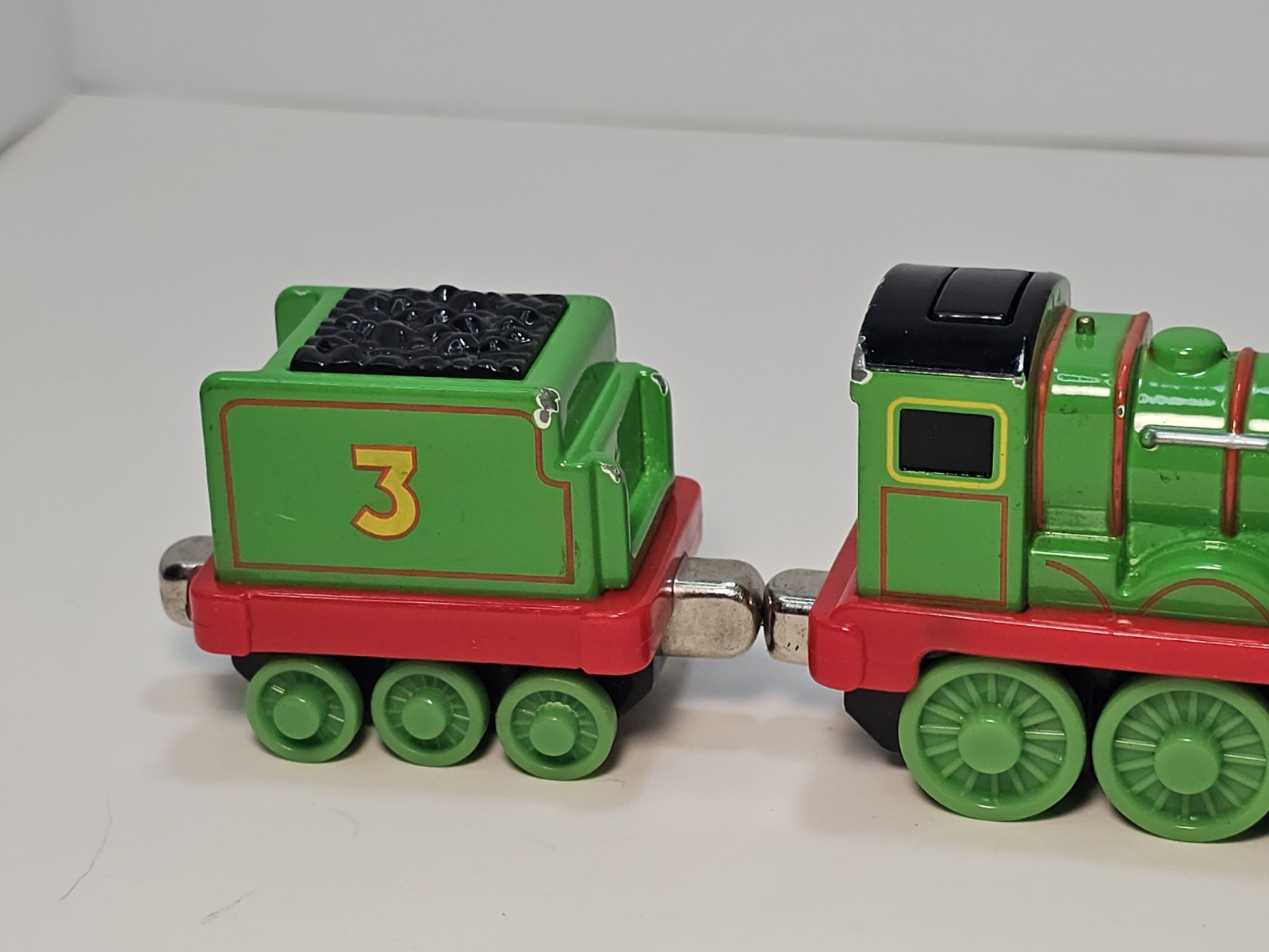 Thomas HENRY Train Engine Take-n-Play Headlight Works 2009 Green