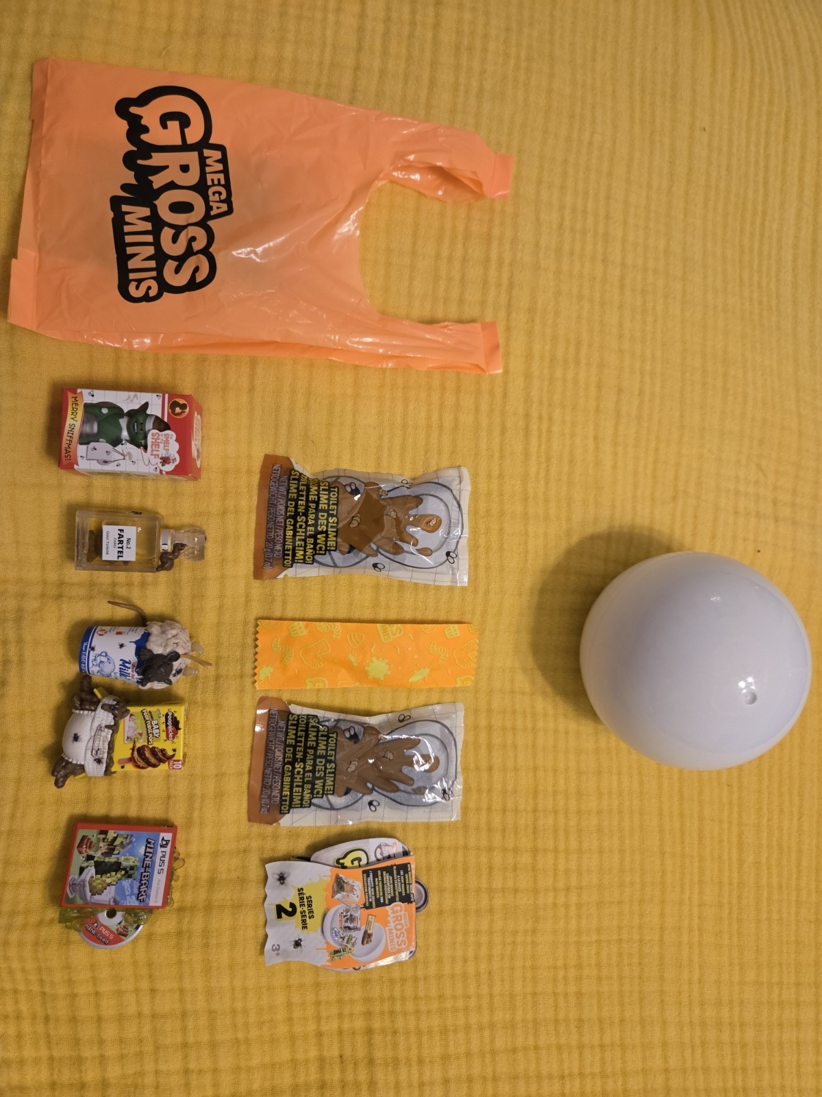 💩 💧 ZURU MEGA GROSS MINIS SERIES 2 FARTEL REAL LIQUID **RARE** 💩 & 4 OTHERS