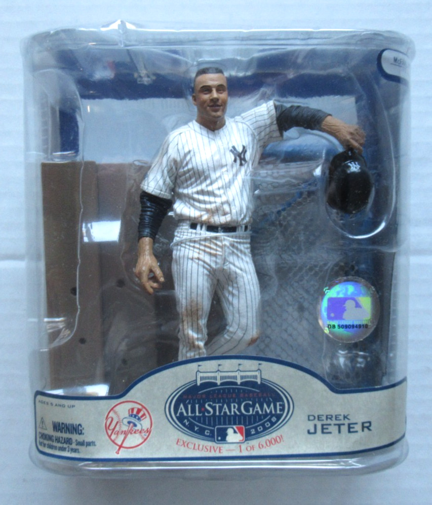 MCFARLANE DEREK JETER YANKEES HOF MLB ALL STAR GAME EXCLUSIVE 1/6000 FIGURE NEW