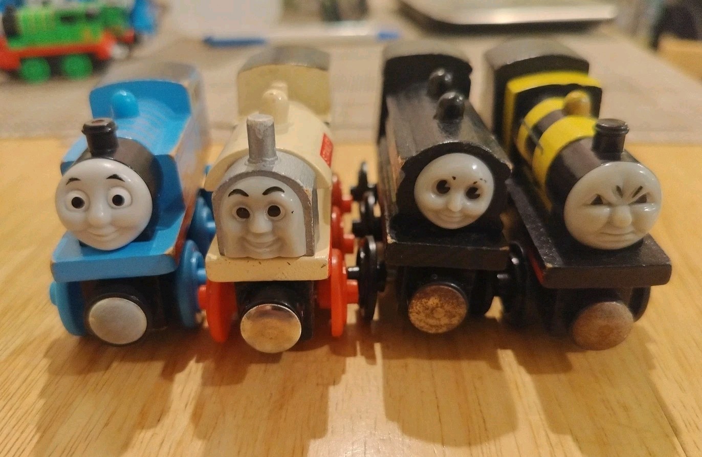 Thomas & Friends Wooden Railway Train Tank Engine Stanley & Others Set Of 4.