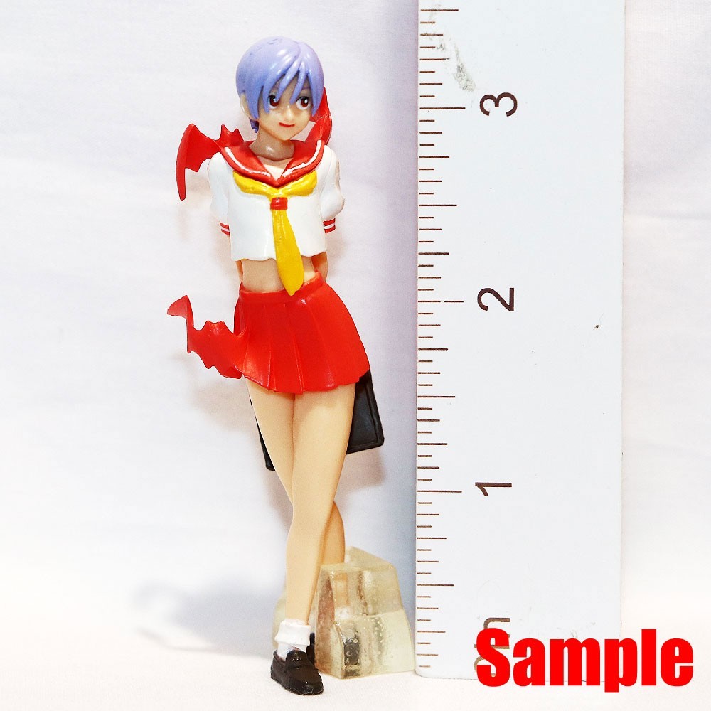 CAPCOM GALS Figure Darkstalkers Lilith School Uniform HG Gashapon Vampire MInt
