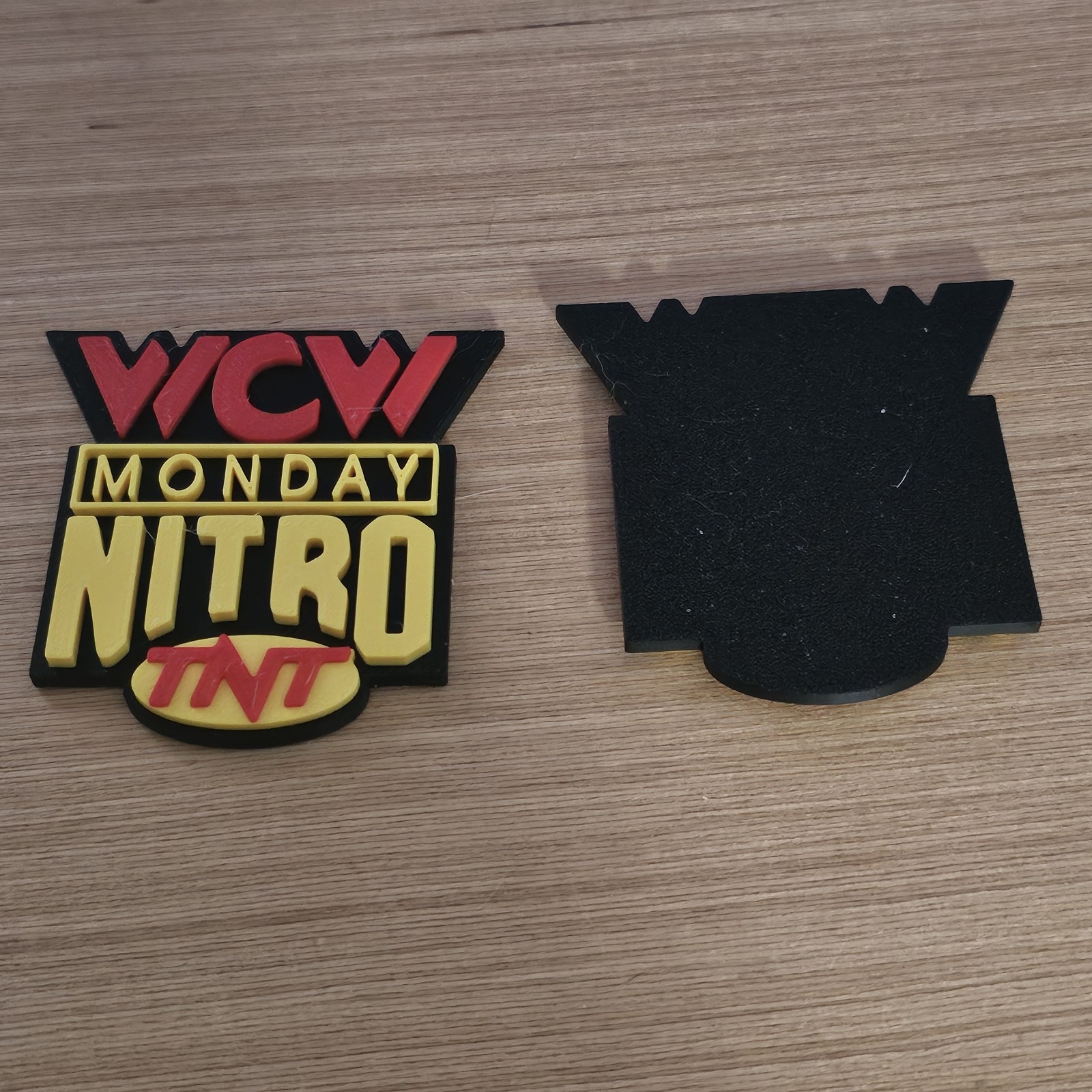 WWE Mattel SMALL WCW Nitro Version 2 Logo Accessory