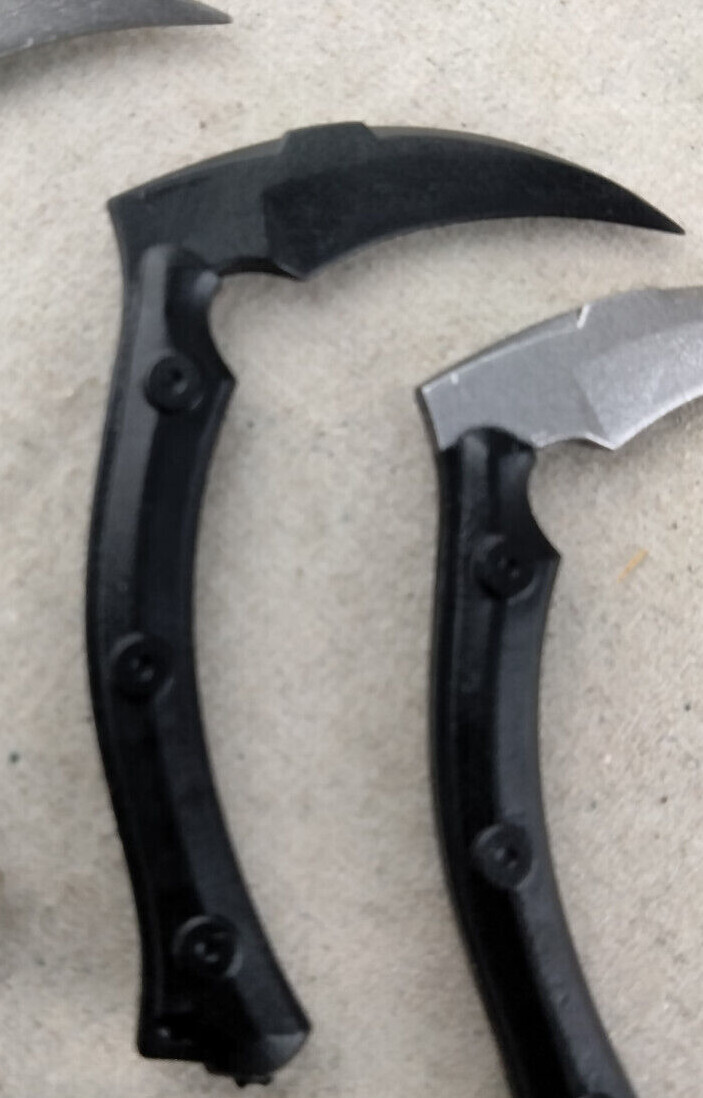 Tactical Sickle Climbing Pick Axe 1:12 Scale Weapon Action Figure Accessory