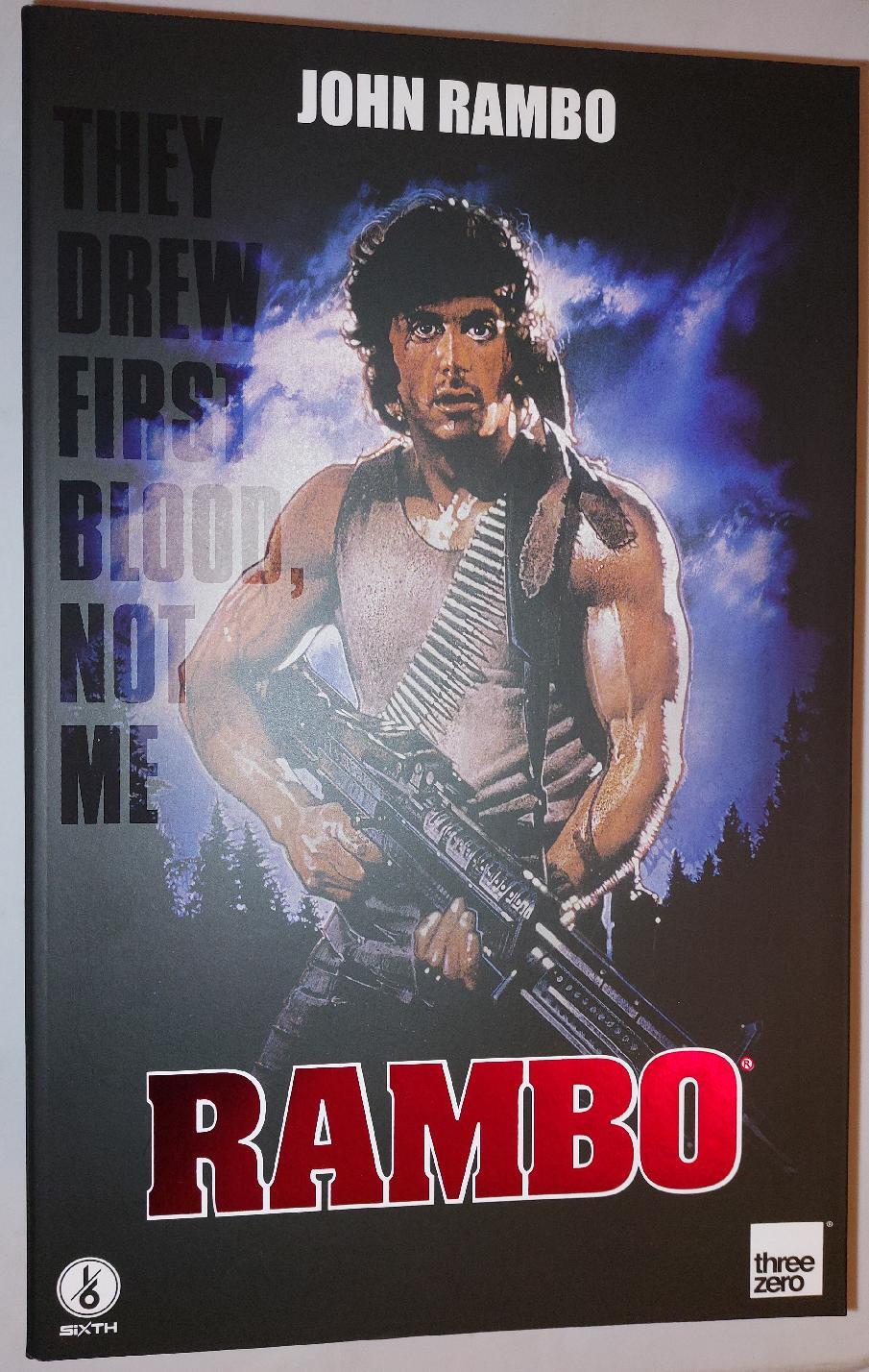Threezero Three Zero Rambo First Blood 1/6 John Rambo Figure New USA