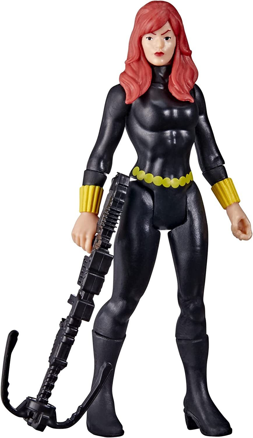 2022 Marvel Hasbro Kenner Legends Retro Black Widow 3.75&Prime; Figure