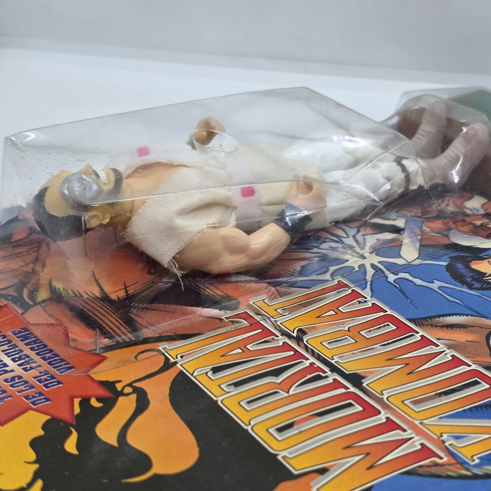 MORTAL KOMBAT TOP KANO BRAND JOCSA ARGENTINA MOC 1994 RARE