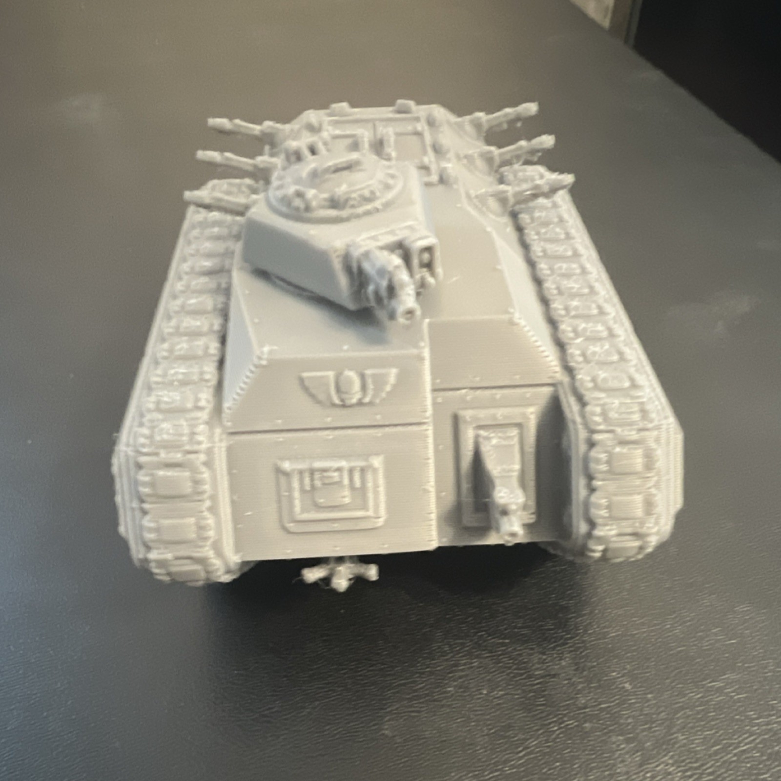 Unpainted Miniature Tank Model for Tabletop War Games, 3D Printed