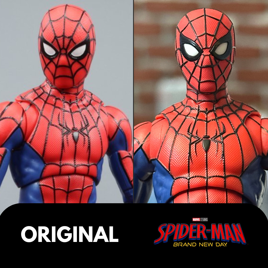 Marvel Legends Spider-Man: Brand New Day Custom Accurate 1:12 Scale HEAD ONLY