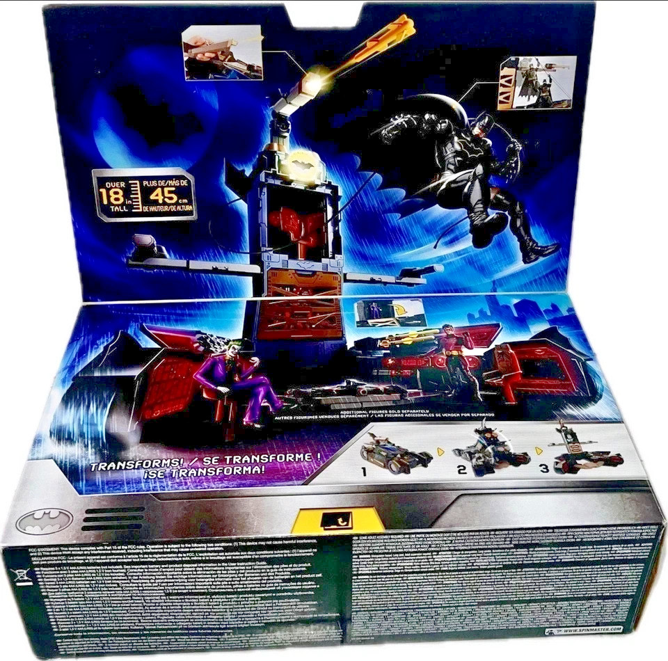 NEW Batman & Ultimate Transforming Batmobile Playset Exclusive Figure Glider Toy