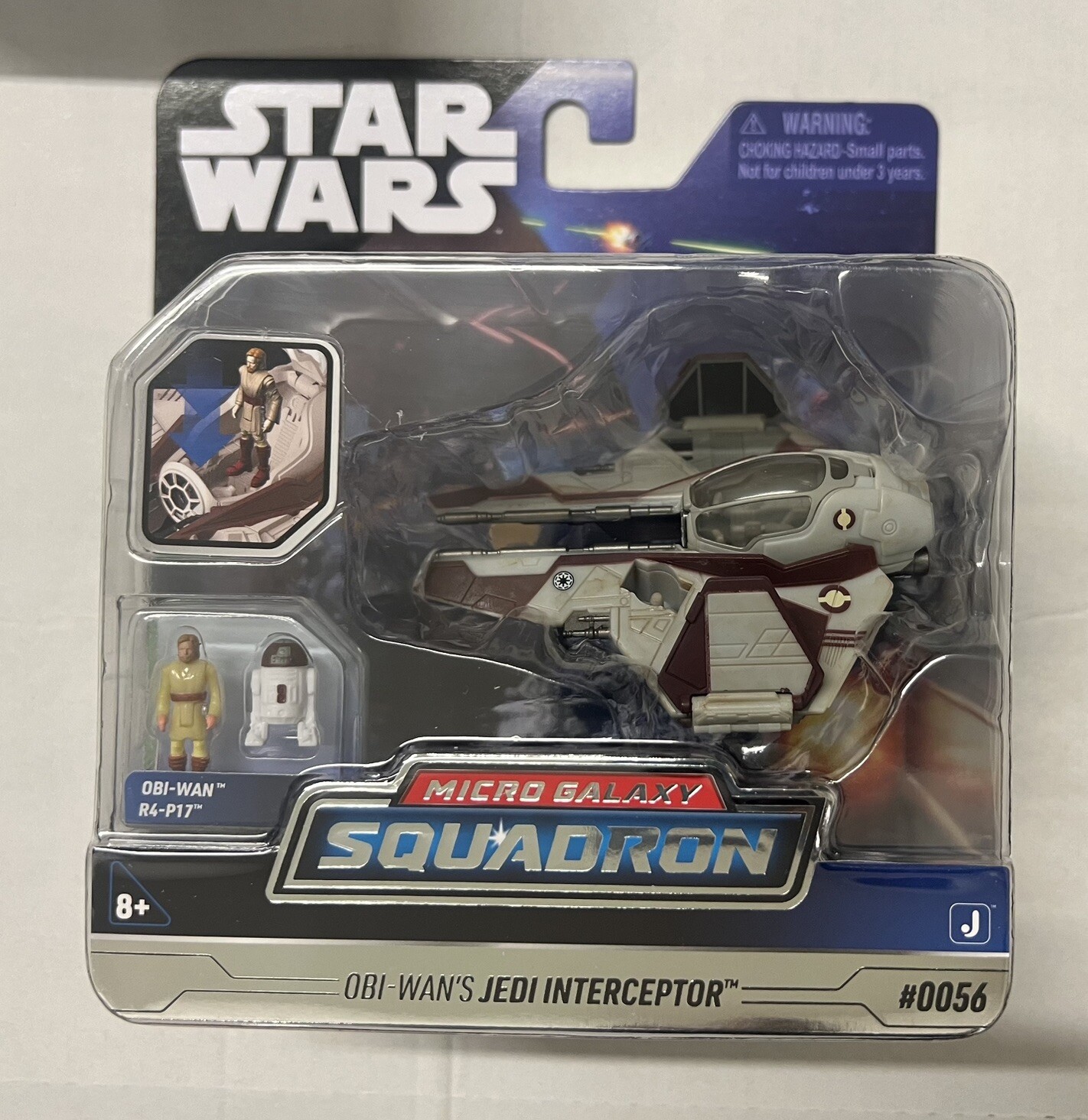 Star Wars Micro Galaxy Squadron Series 3 – Obi-WAN’s Jedi Interceptor #0056 NIB