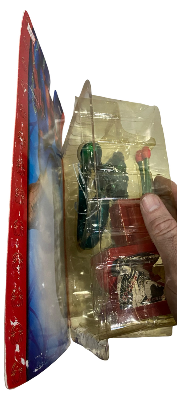 Spider-Man Tail-Strike Scorpion Metallic Variant New in Damaged Package READ