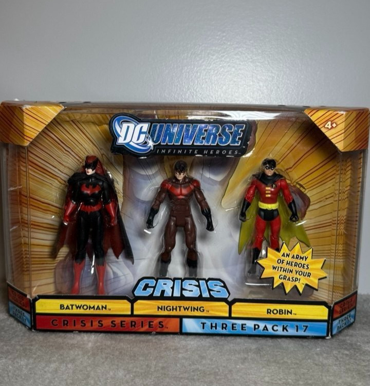 DC Universe Infinite Heroes Crisis Series 3 Pack Nightwing Robin Batwoman