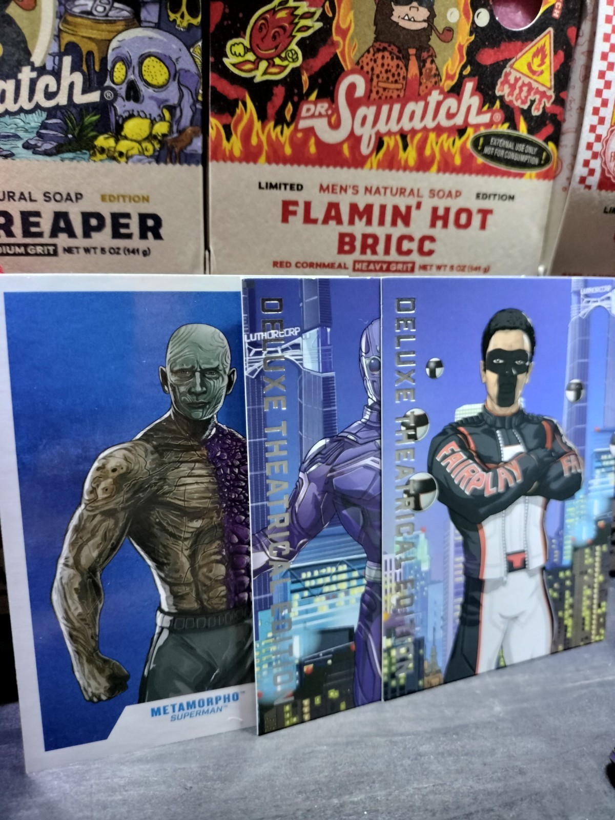 Superman 2025 Mcfarlane Lot Metamorpho Ultraman Mr Terrific Used Good