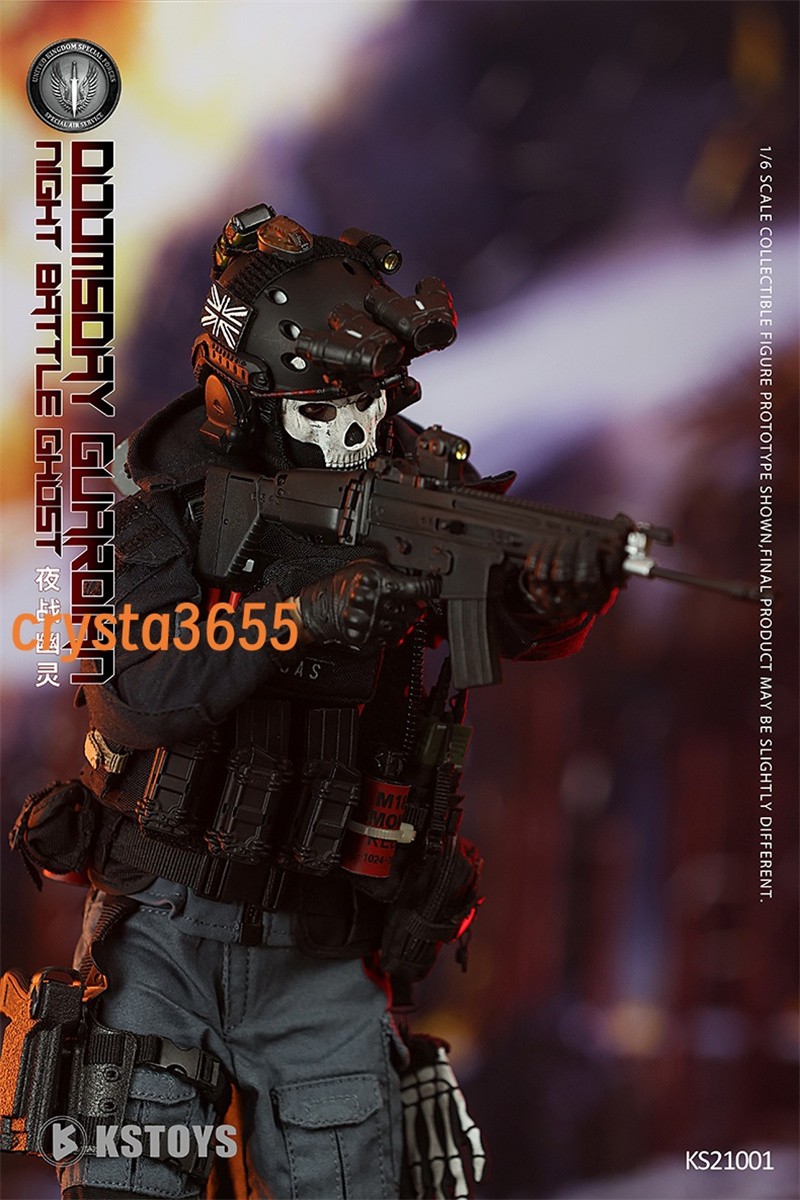 FLAGSET KS21001 Night War Ghost Simon Riley 1/6 Action Figure In Stock