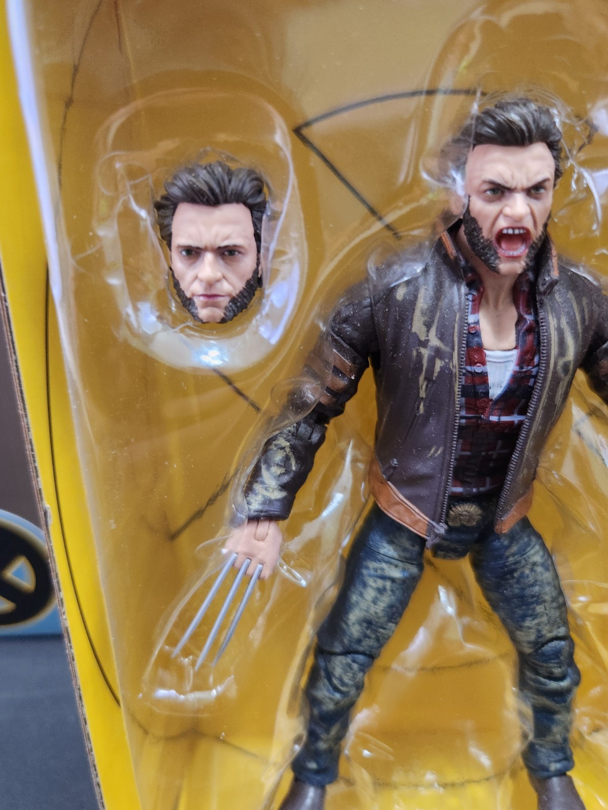 WOLVERINE Marvel Legends Hasbro 2020 6&Prime; Hugh Jackman Leather Jacket Logan Loose