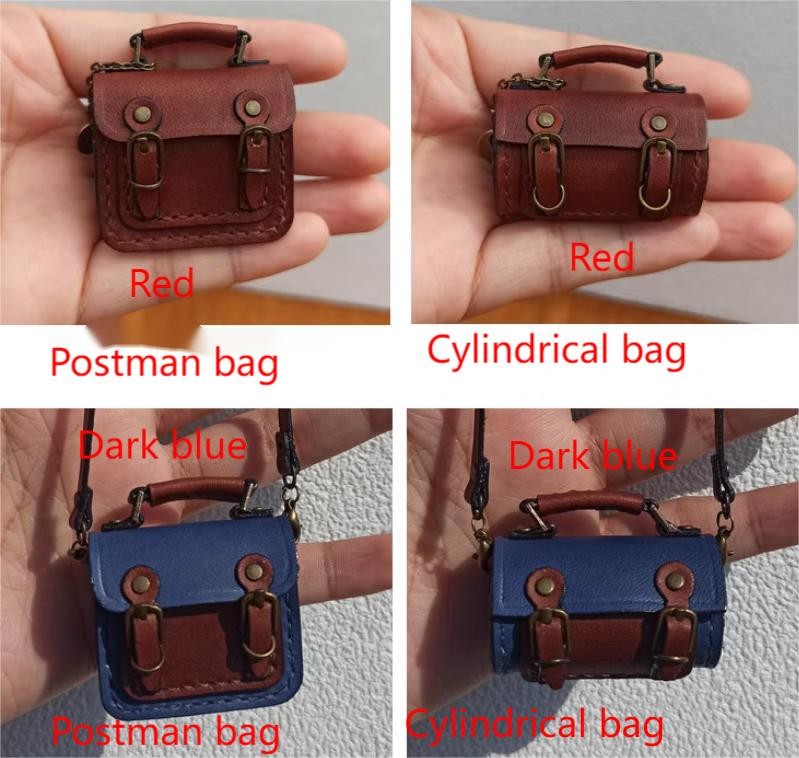 1/6 Cowhide Mini Backpack Shoulder Bag/handbag Model For BJD Blythe Doll