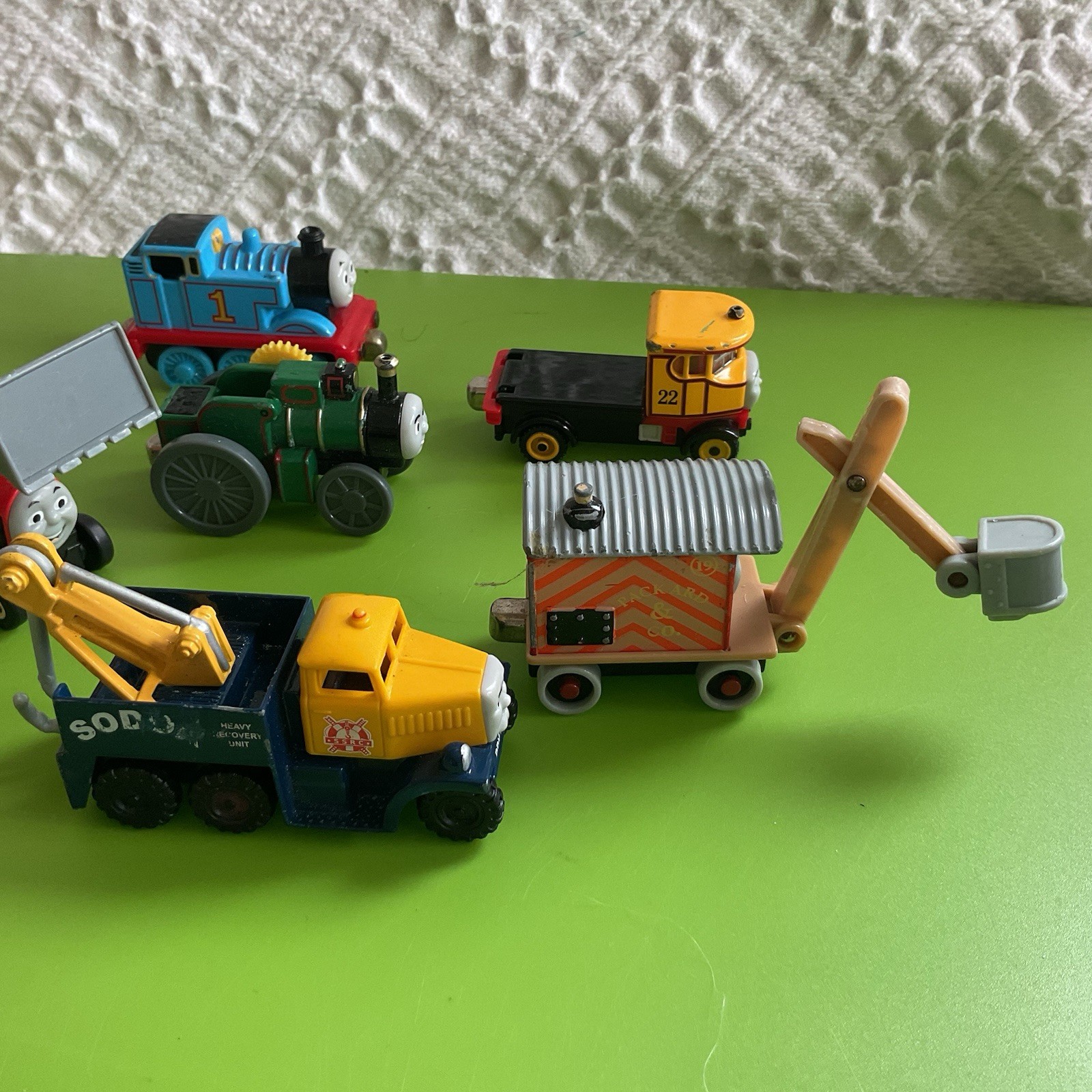6-Thomas &Friends Push Pull Vehicles Lot Butch Isobella Jack Trevor Ned Thomas