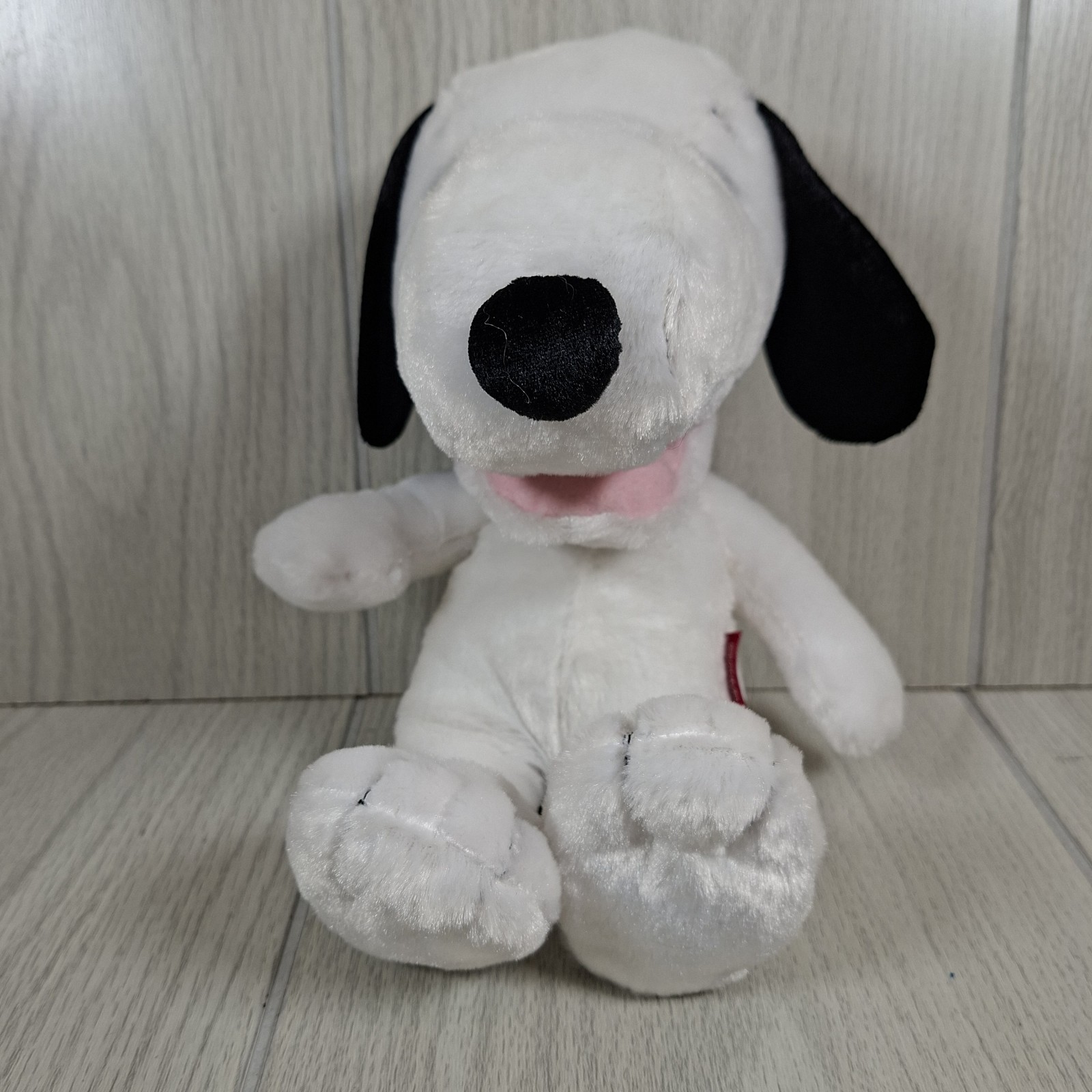 Peanuts Snoopy 11&Prime; Laughing Snoopy Plush Works! Stuffed Animal 2015 w/Batteries