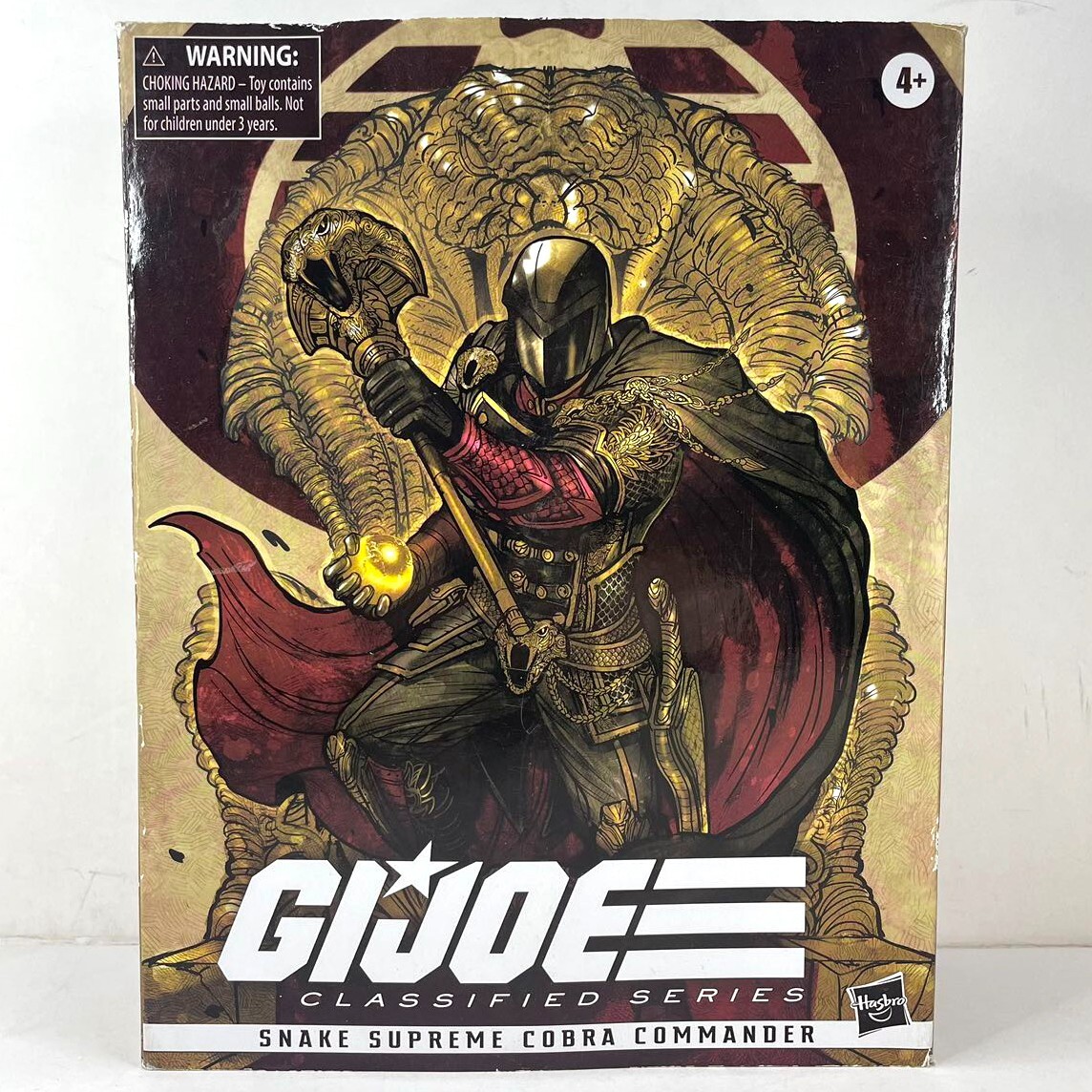 G.I GI Joe Classified Series Snake Supreme Cobra Commander 6&Prime; Action Figure Toy