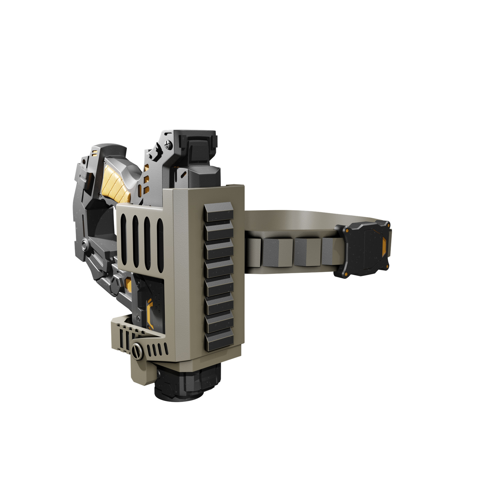 Action Figure Accessory: SciFi Blade/Pistol Thigh Holsters (Future Tech)