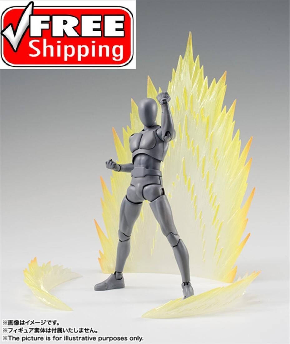 Effect dragon ball Aura yellow Figuart Figma D-arts rider 1/12 figure hot toy