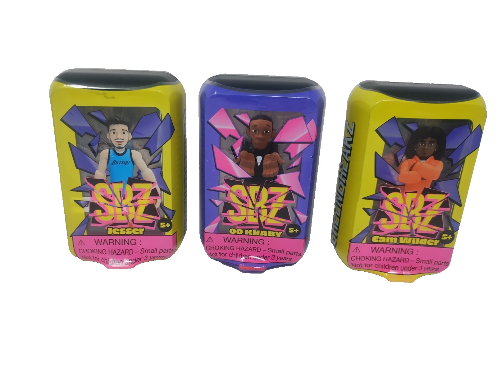 Screen BreakZ SBZ Lot set of 3. KHABY, JESSER, CAM WILDER. New, sealed