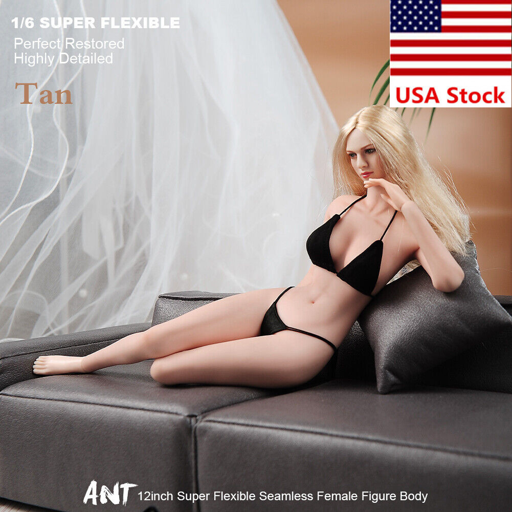 1/6 Female Medium Bust Makeup Super Flexible Joint Seamless Body For 12 »Figure