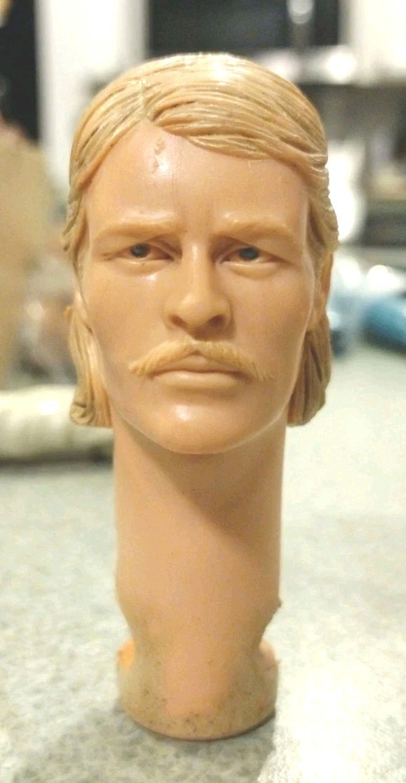 1960&rsquo;s-70&rsquo;s Marx Johnny West General Custer Head Some Damage Good Cond #3