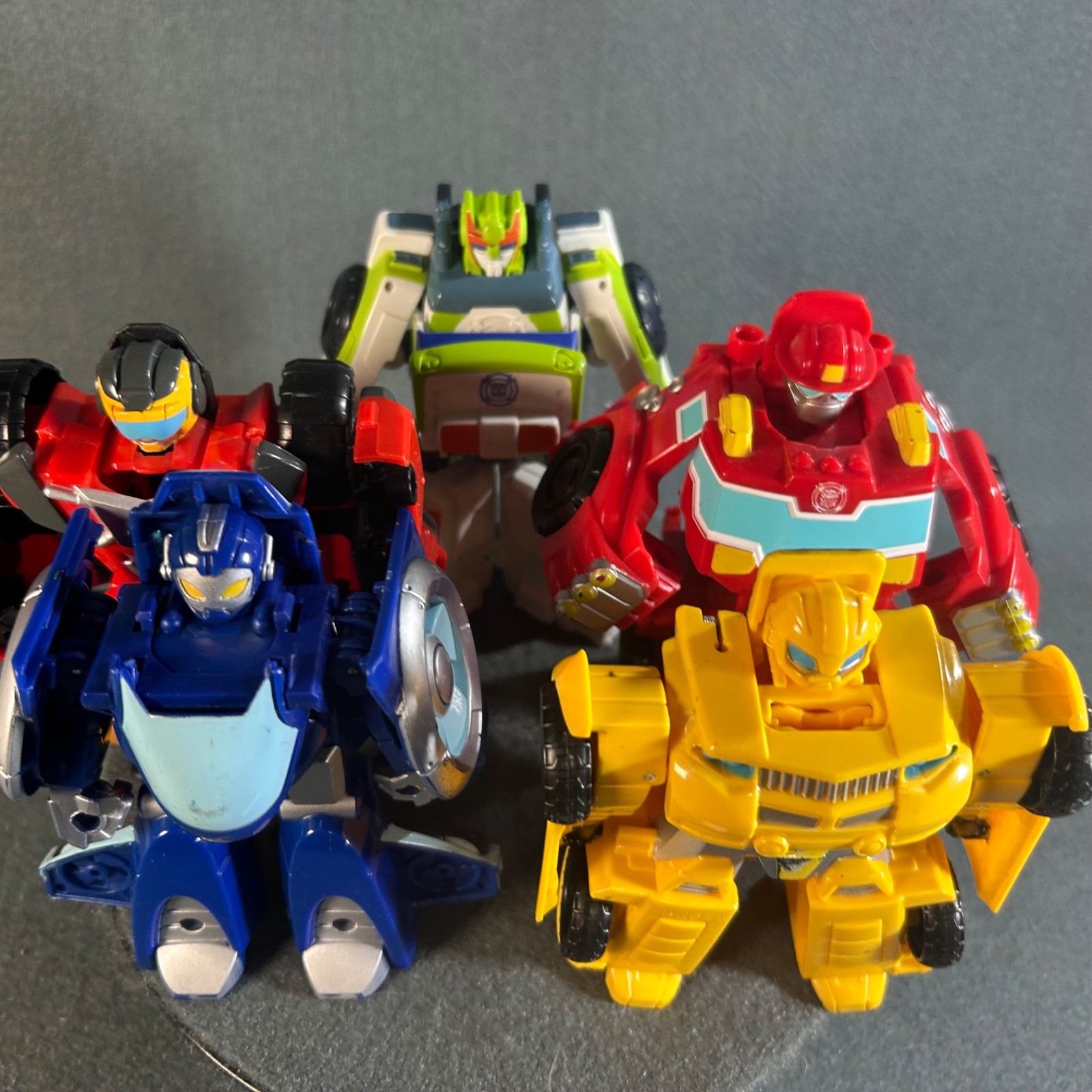 Transformers Rescue Bots Hot Shot Whirl Bumblebee Heatwave Medix Figure Lot