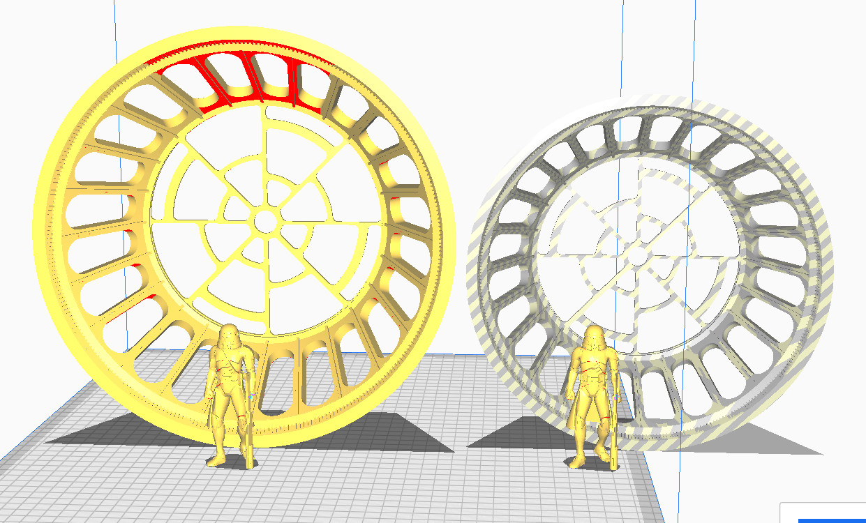 Emperor&rsquo;s Throne Room Round Window for 3.75 in (1:18) Figures Diorama