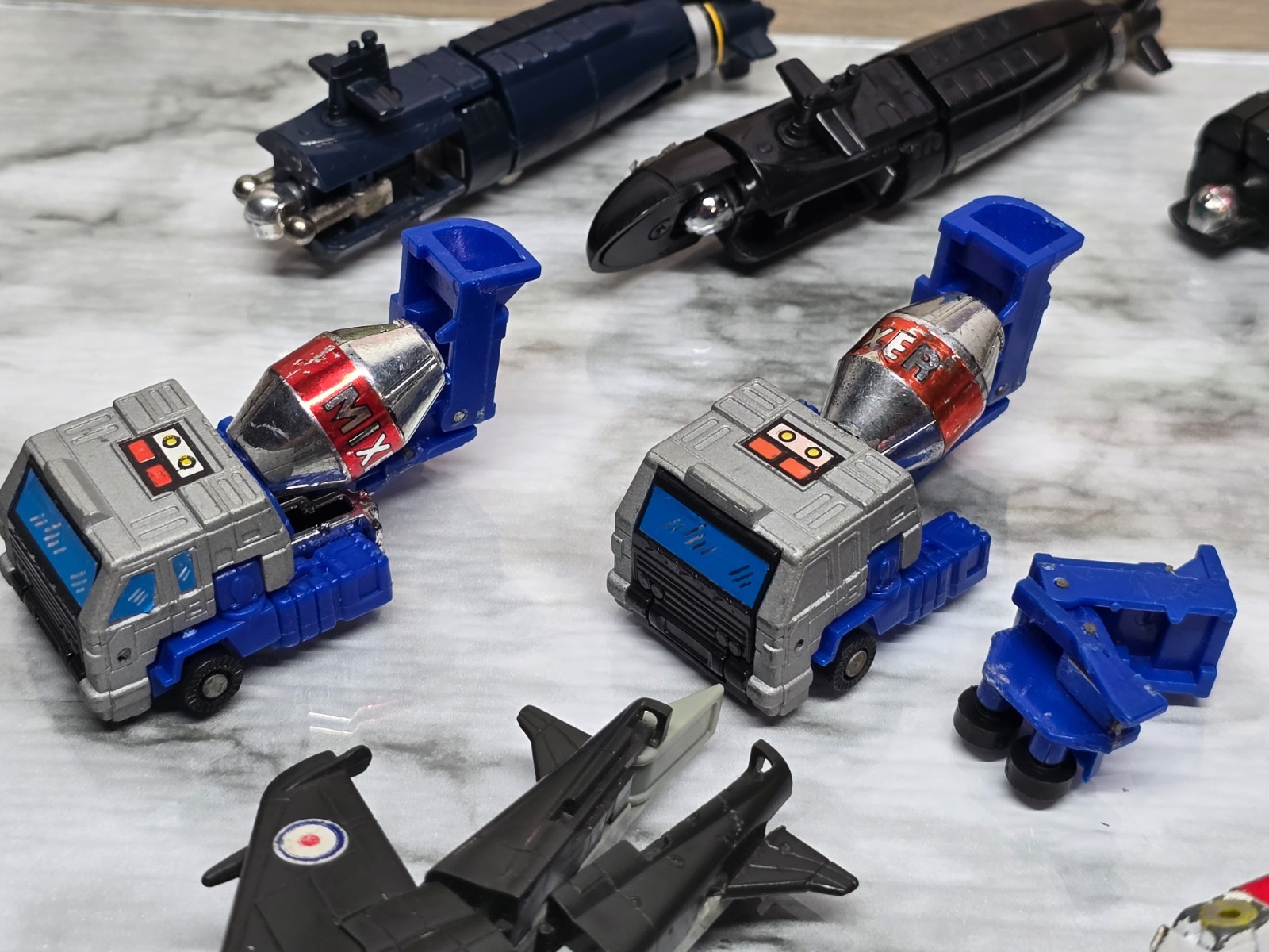 Assorted Bandai Gobots Action Figure Transformer Toy Lot / Replacement Repair