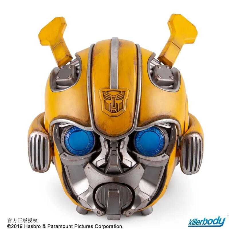 Killerbody Transforms Bumblebee 1:1 Electronic Remote & Voice Controlled Helmet