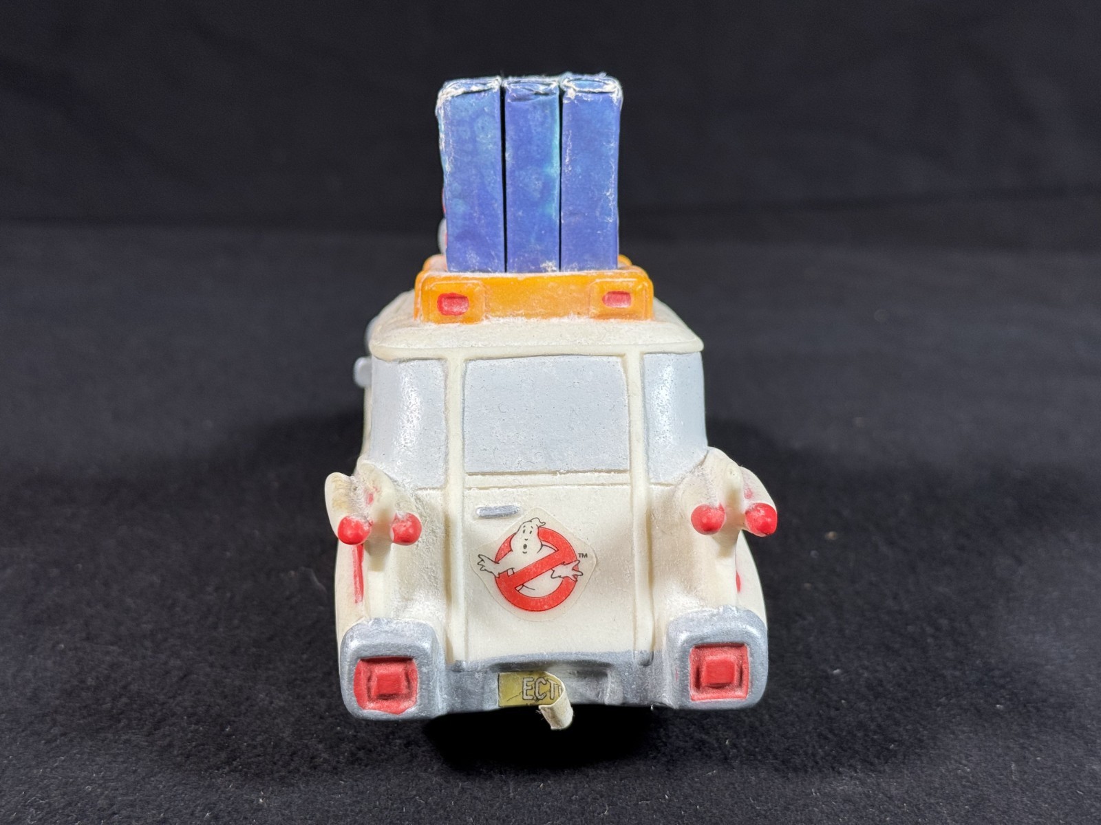 1986 The Real Ghostbusters Ecto-1 Car Movie Cartoon Floating Soap Dish w/ Soap