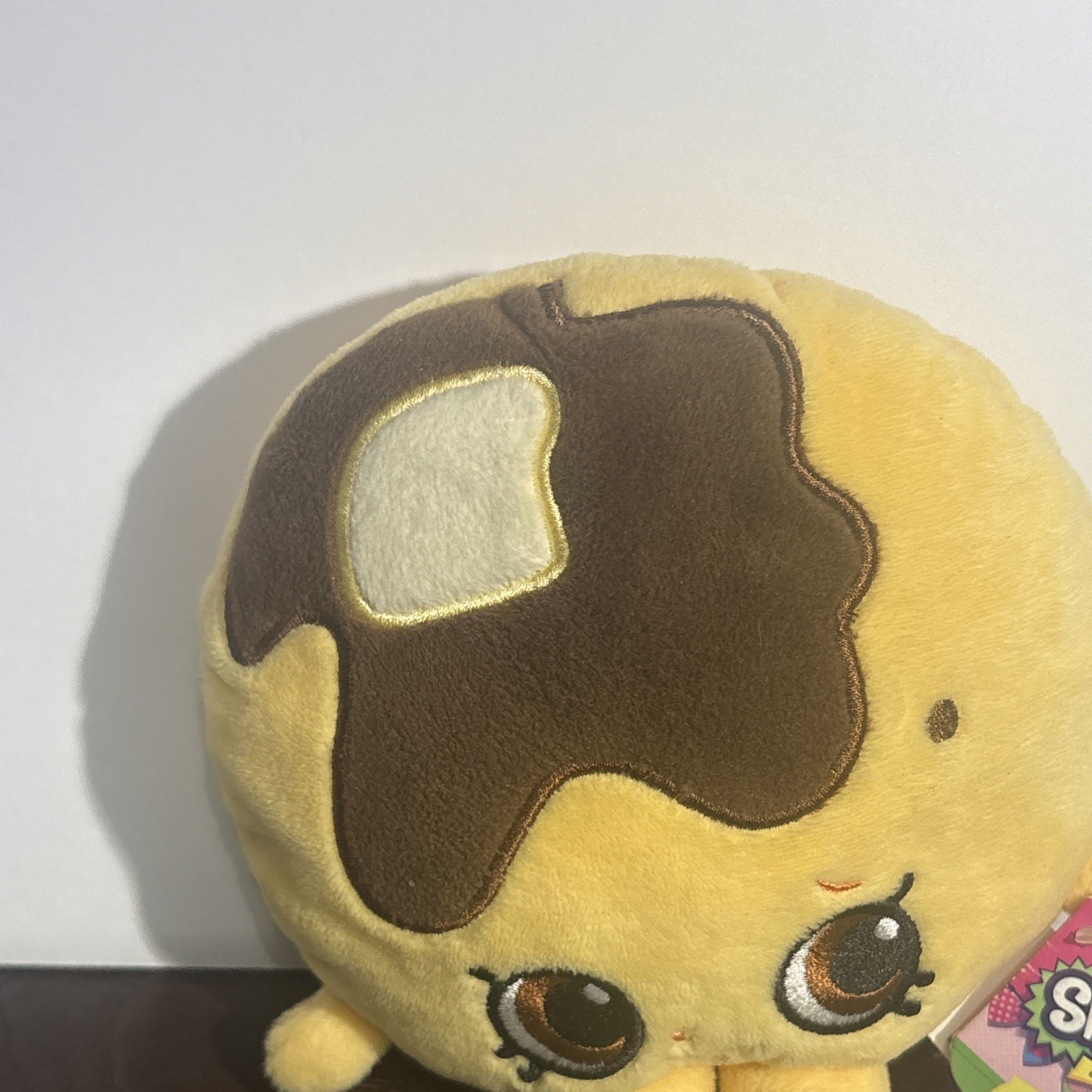 Shopkins Pancake Jake Bean Plush Toy Soft 6&Prime; 2016 Girl Boy NWT Moose Enterprise