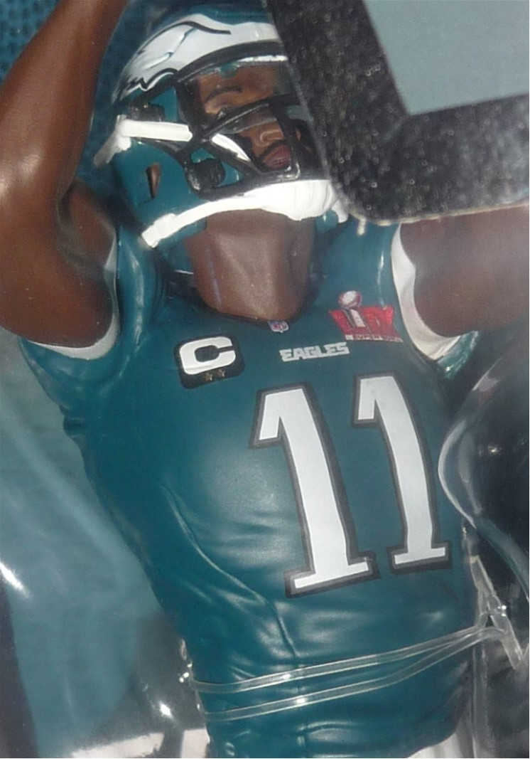 A.J. BROWN Philadelphia Eagles Super Bowl Logo McFarlane NFL Legacy 2025 Wave 2