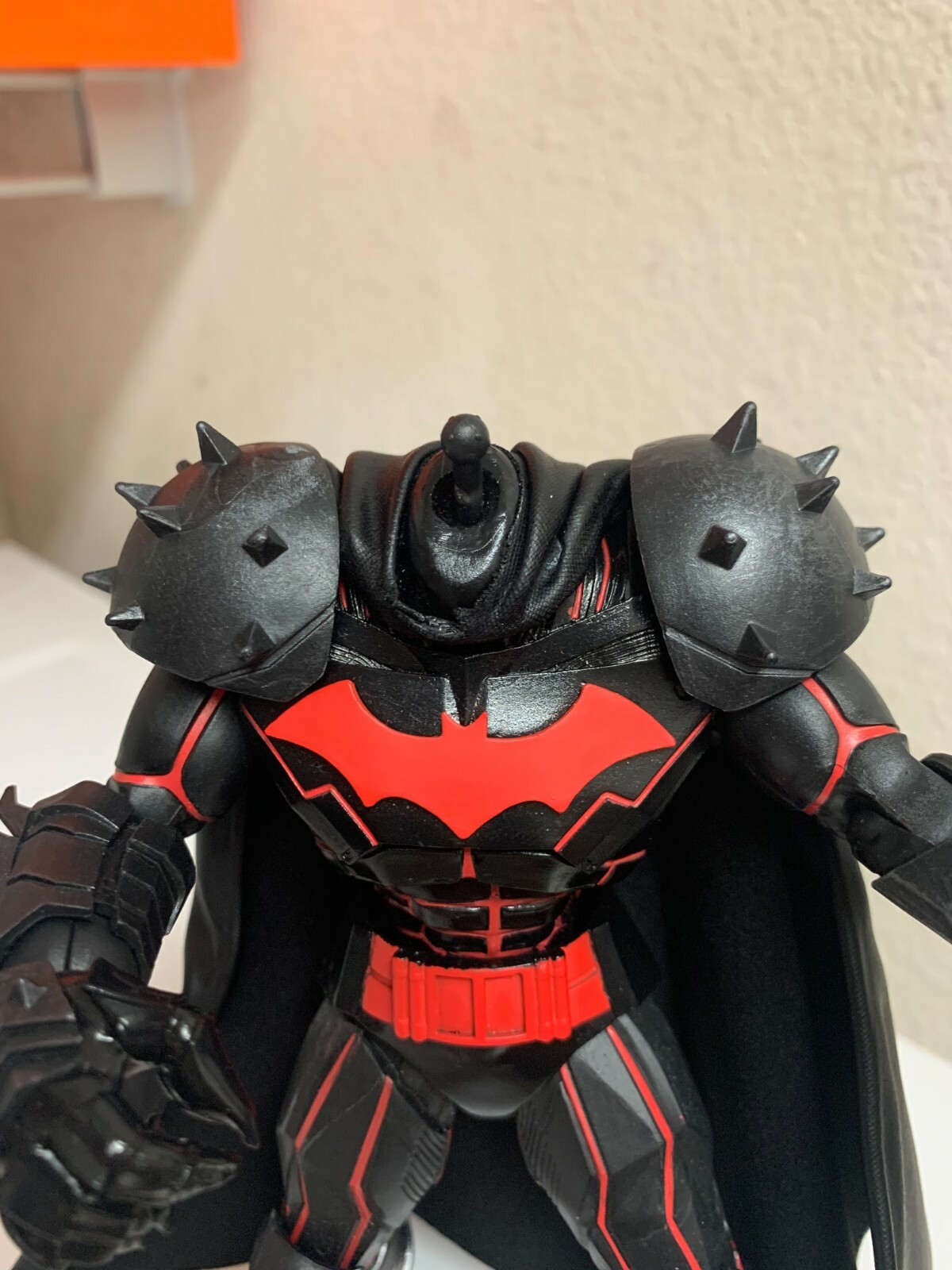 Custom Batman HellBat Mcfarlane Cloth CAPE ONLY 1:12 Dc Collectibles NOT FIGURE