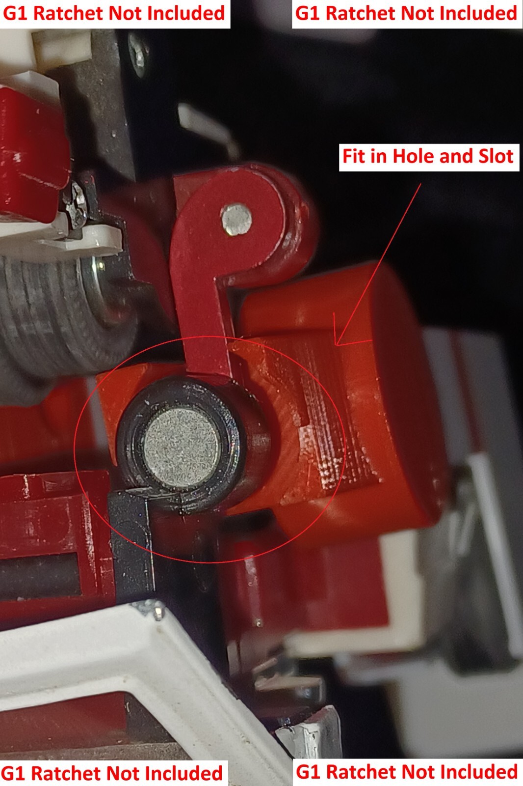 Transformers G1 Ratchet 3D Printed Upgrade Parts Only G1 Ratchet IS NOT INCLUDED