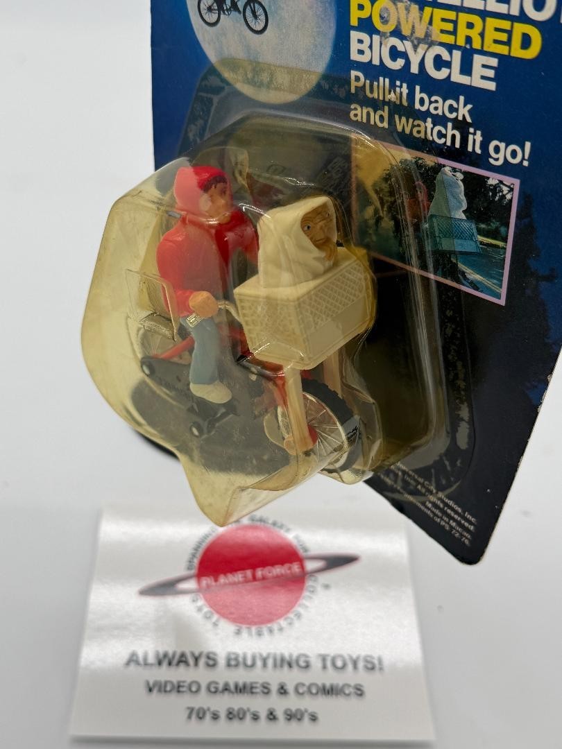 1982 E.T. & Elliot Powered Bicycle MOC Vintage ET LJN Figure NEW