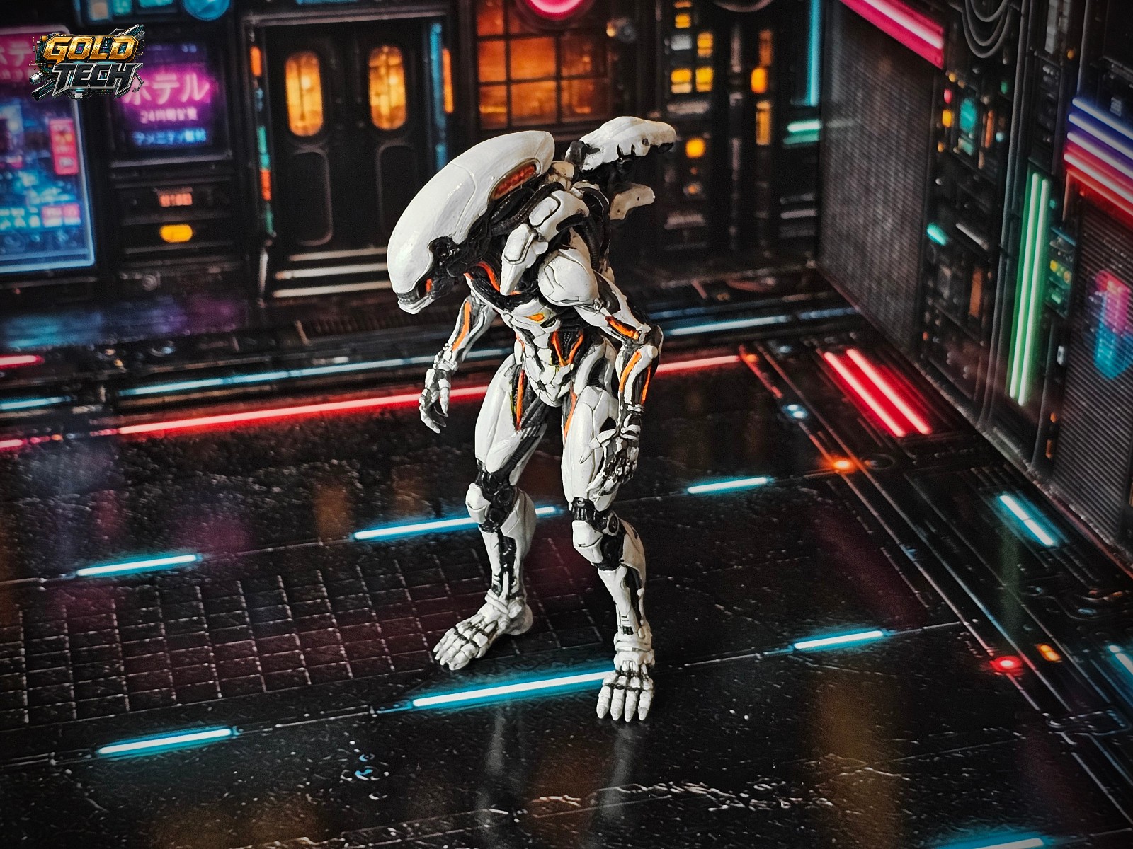 Premium 100mm Sci-Fi Bio-Mechanical Entity – Resin Collectible Figure 1/18 « 3.94