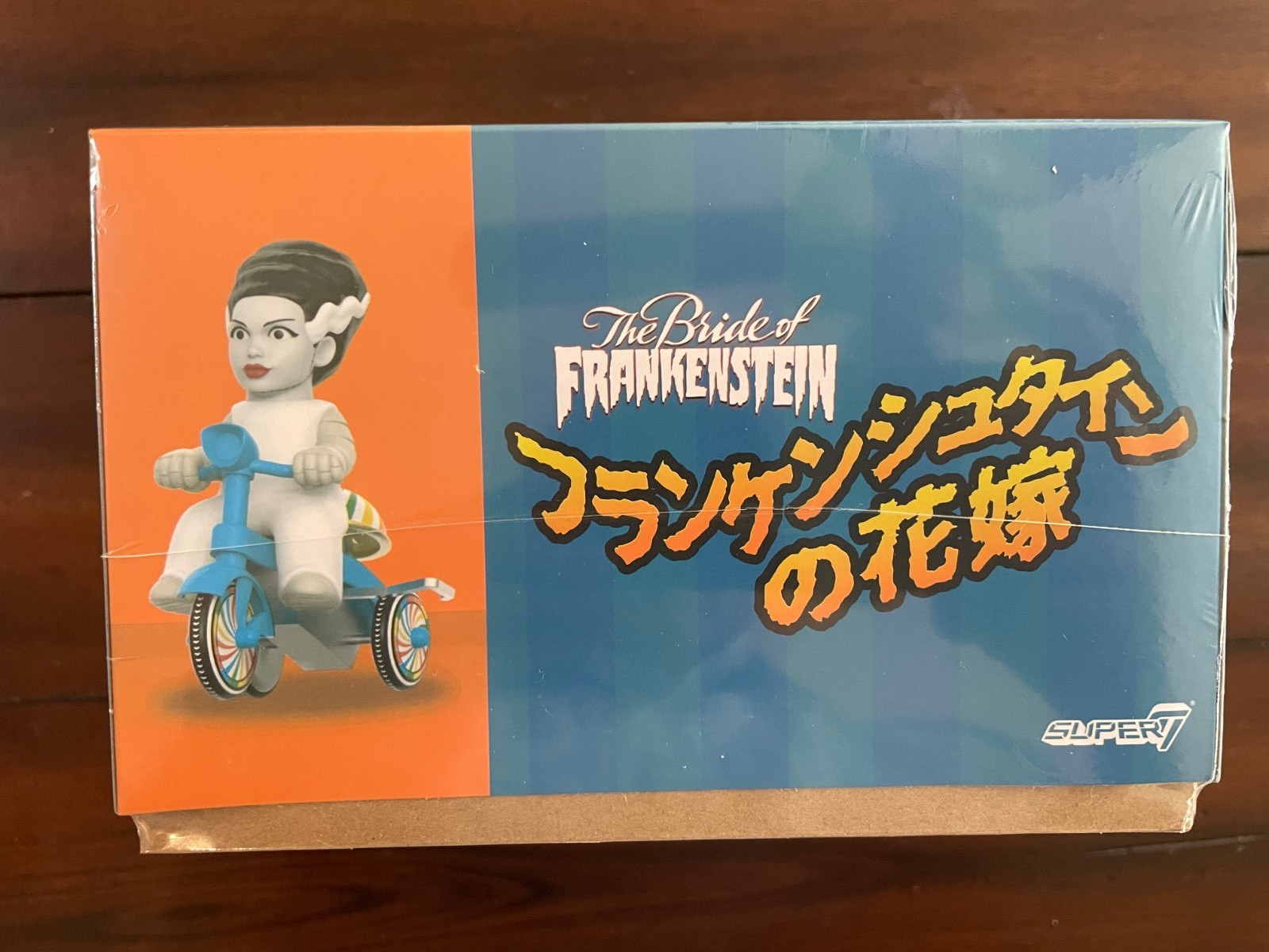 Super7 Super Cycles Universal Monsters Bride of Frankenstein with Blue Trike NEW