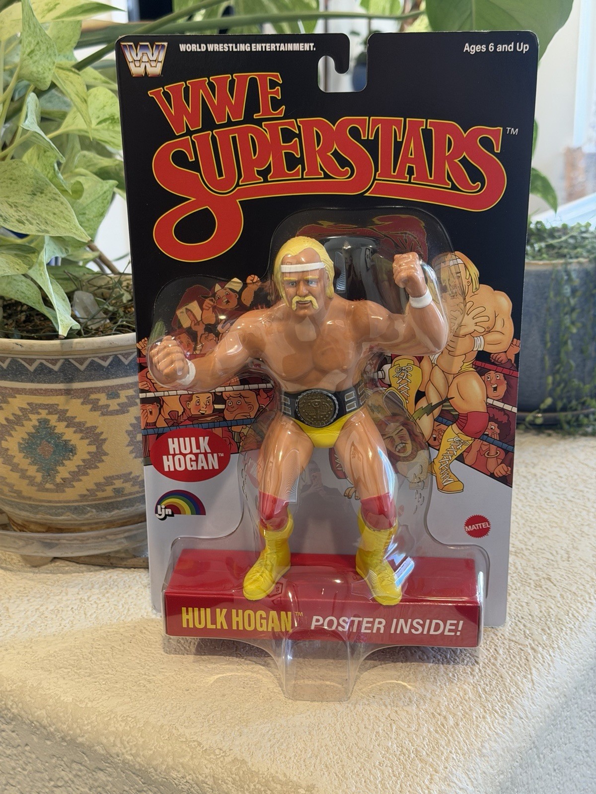 WWE Superstars LJN HULK HOGAN (BLACK CARD VARIANT) Mattel 2025 Target Exclusive