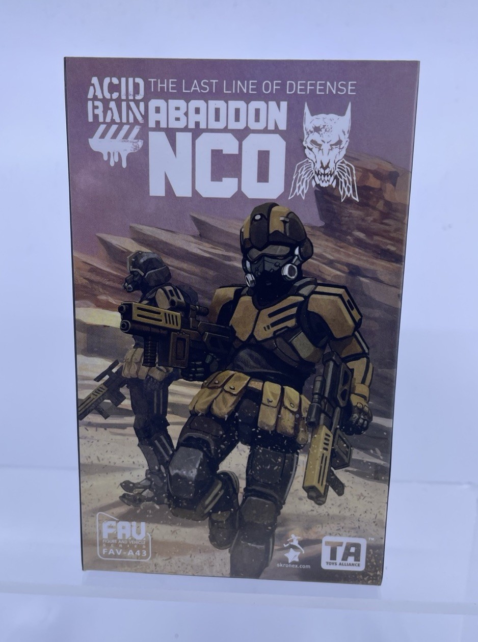 ABADDON NCO Acid Rain Toys Alliance FAV-A43 1:18 4&Prime; figure GI Joe MTF Army Troop