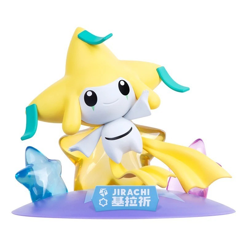 Pokémon Celebi & Jirachi Cute PVC Action Figures Collectible Model Toy Gift