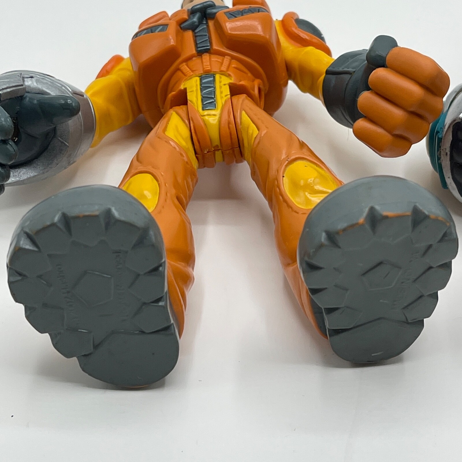 Playskool Rescue Heroes Major Powers 6” Action Figure Orange Green Lot Of 2