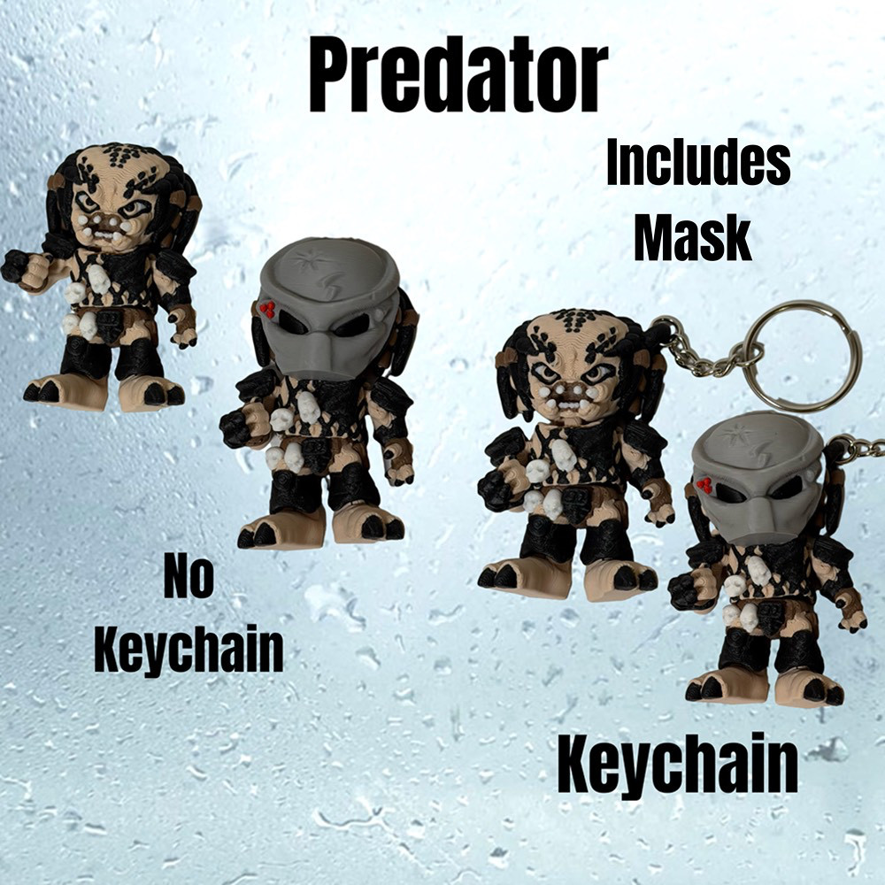 Flexi Horror Toy 3D Printed Articulated Halloween Figures Scary Collectors